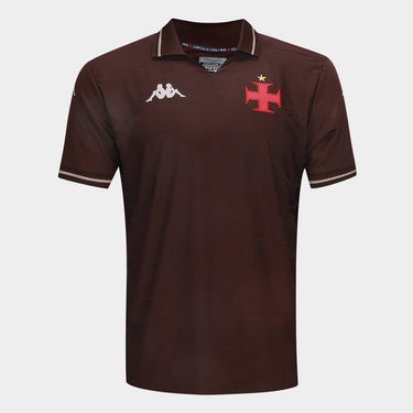 Camisa Vasco III 25/26 Kappa Masculina - Marrom
