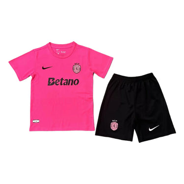 Conjunto Infantil do Sporting 2024/25 -Outubro Rosa
